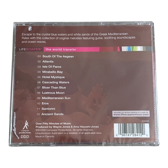 Relaxing Greek Islands - Audio CD By Mark Hollingsworth - Picture 2 of 3